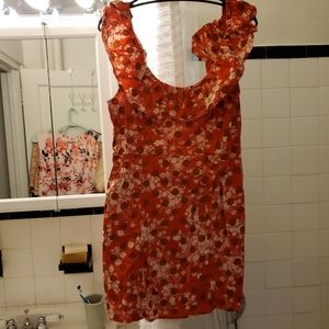 Free People Printed Mini Dress